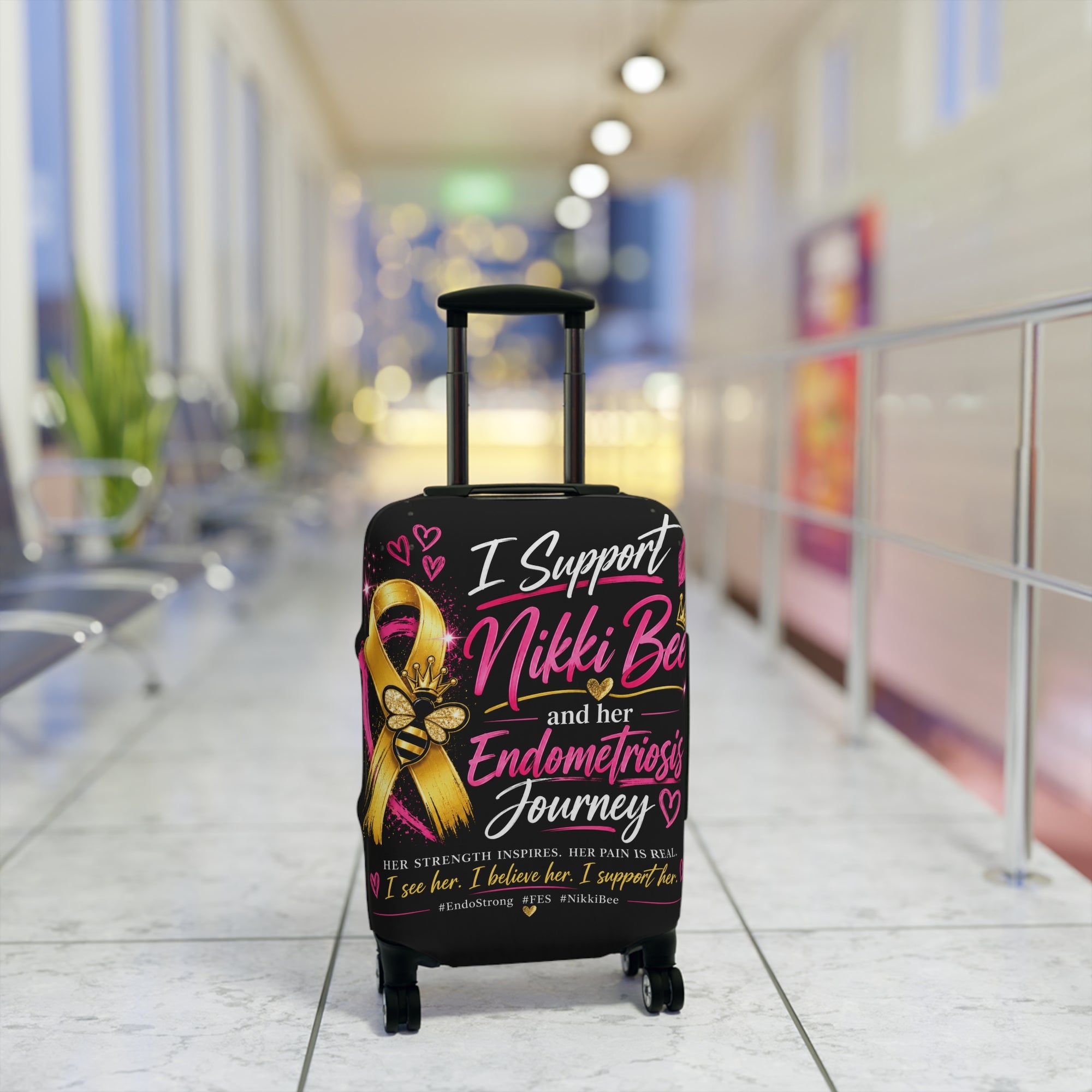 Endometriosis Support l Luggage Cover