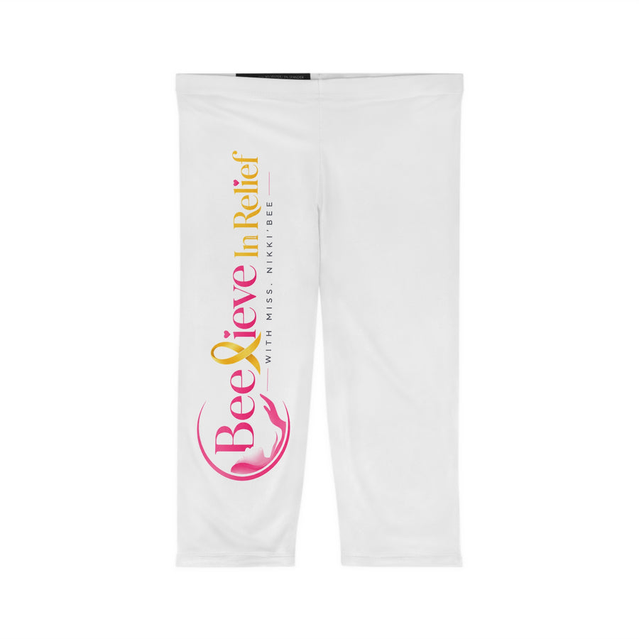 Beelieve In Relief l Capri Leggings