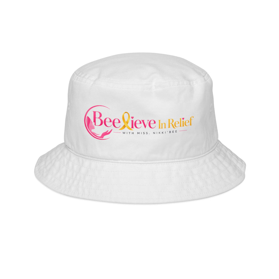 BeeLieve in Relief logo l Bucket Hat