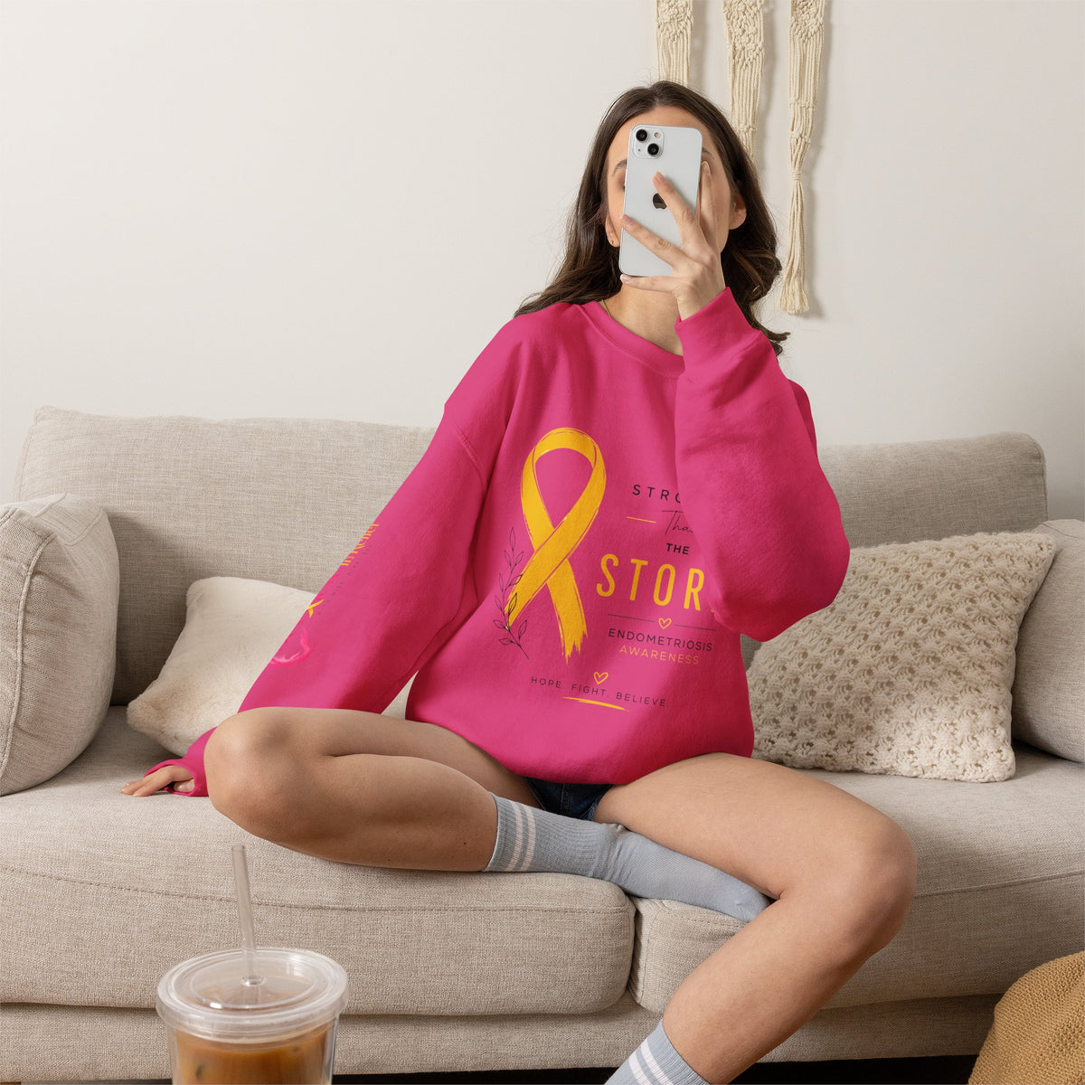 Stronger Than The Storm l Crewneck Sweatshirt