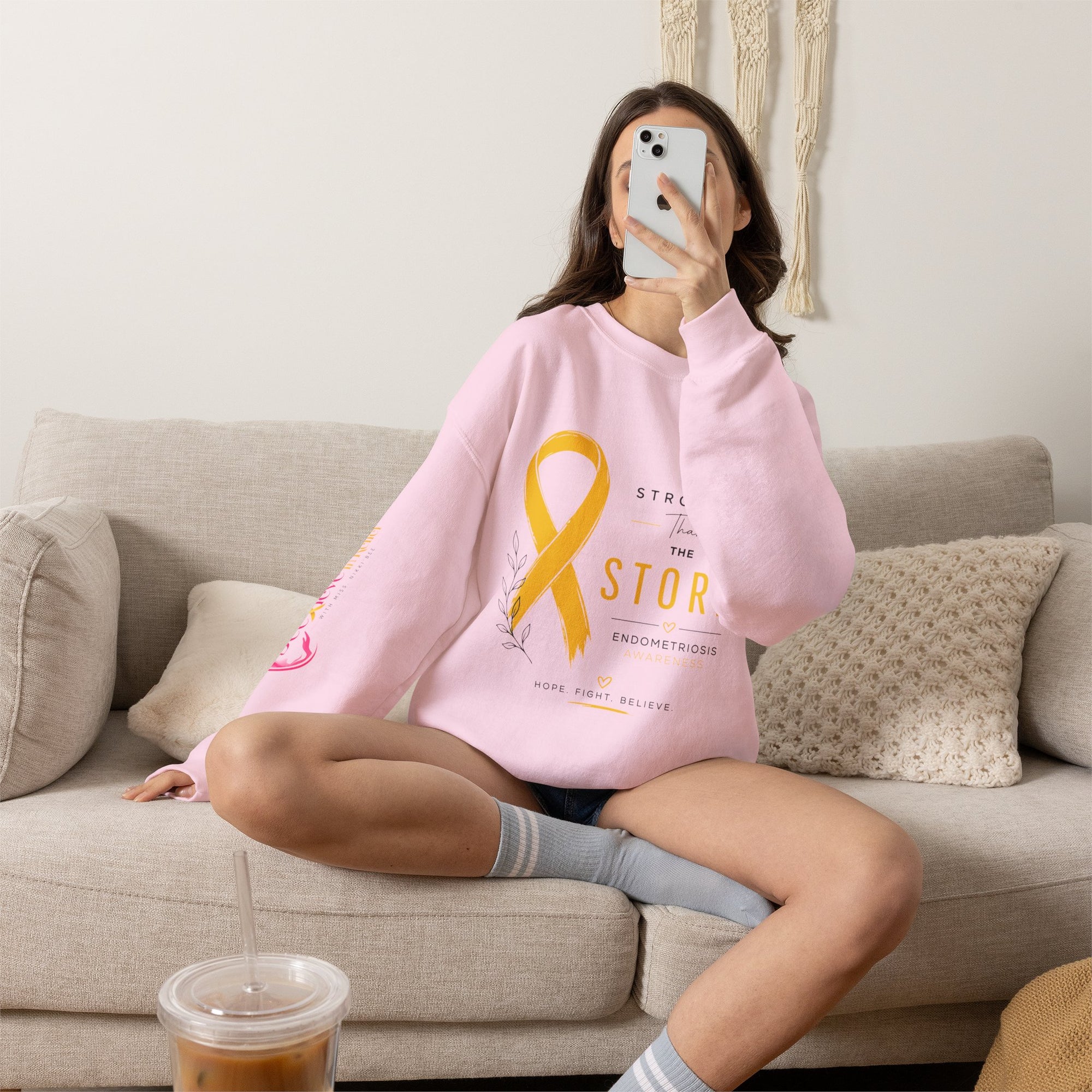 Stronger Than The Storm l Crewneck Sweatshirt