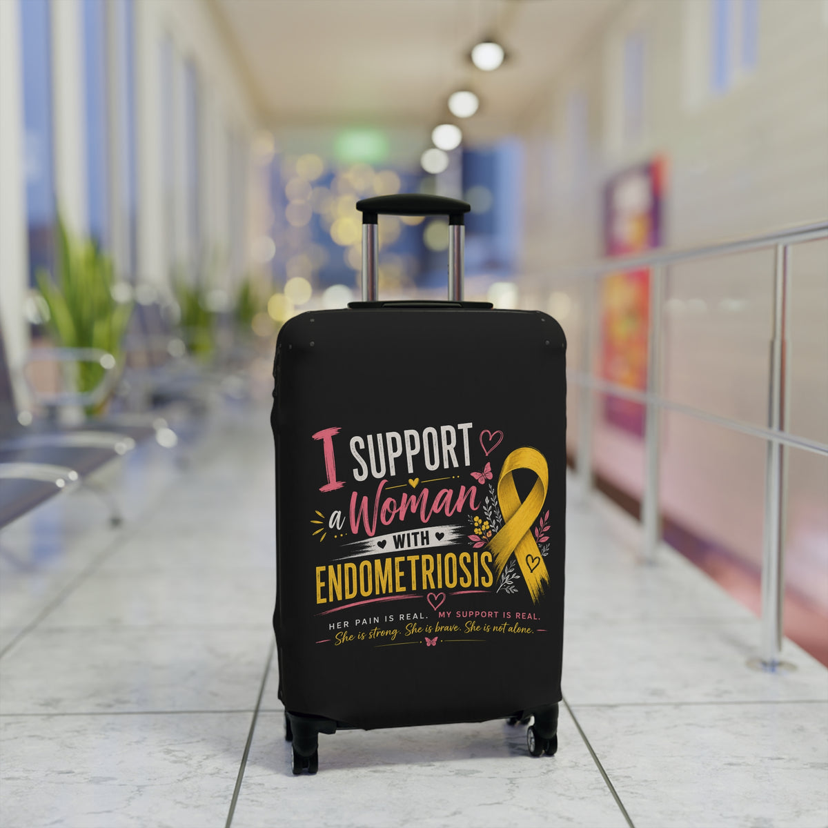 I Support An Endo Woman l Luggage Cover