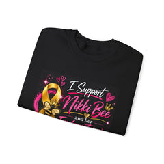 Endometriosis Support Crewneck — "I Support Nikki Bee and Her Endometriosis Journey"