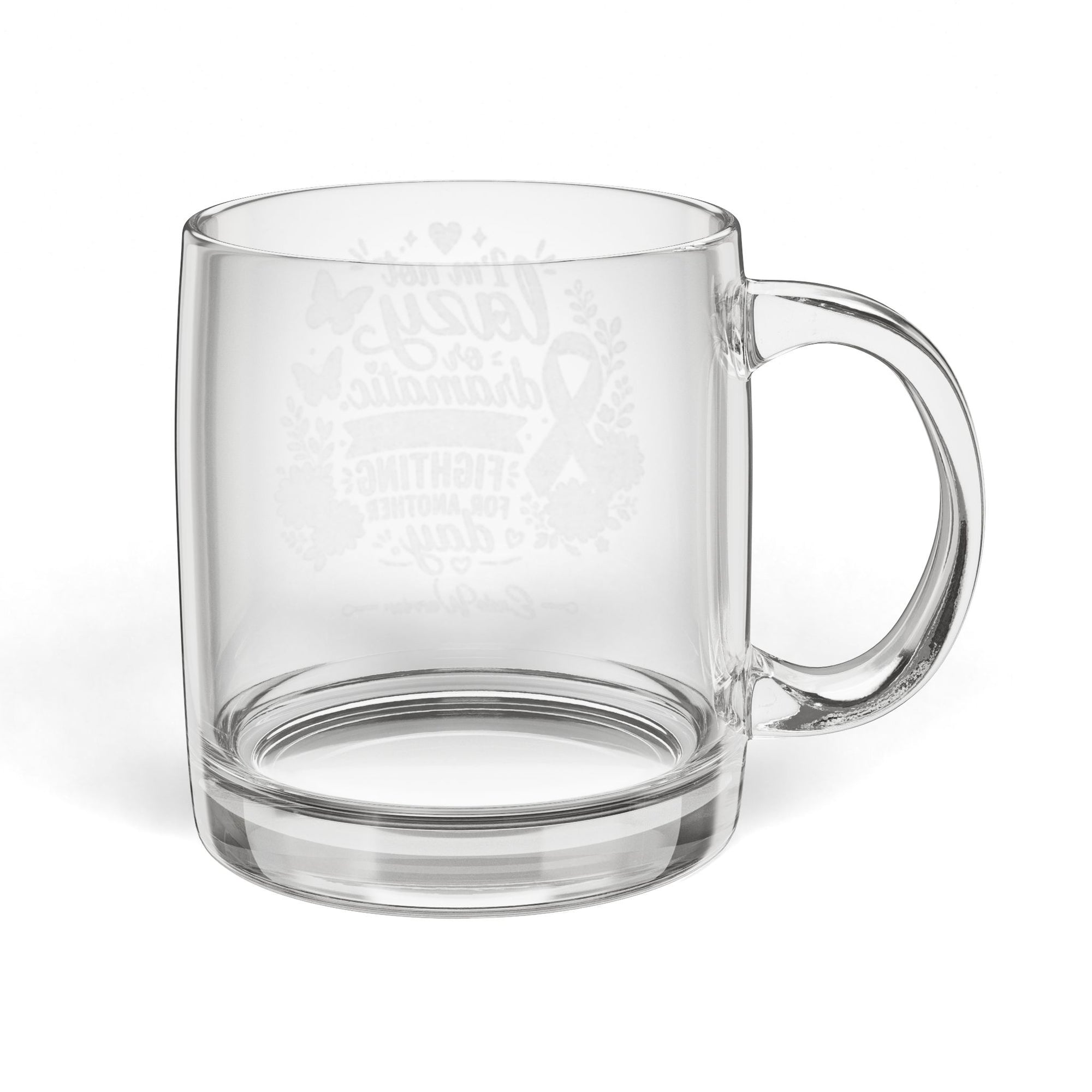 Glass Coffee Mug, 12.25oz (Engraving)