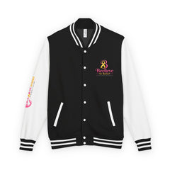 Beelieve In Relief l Logo Varsity Jacket