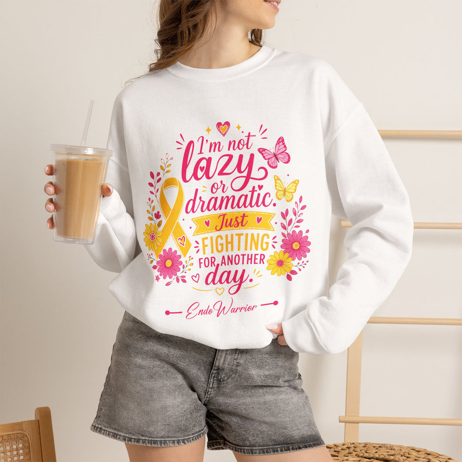 I'm Not Lazy l Crewneck Sweatshirt