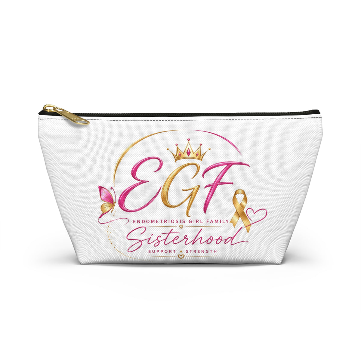 Bee & Sisterhood Logo Accessory Pouch