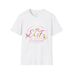EGF Sisterhood Crown T-Shirt | Breast Cancer Awareness Ribbon Design