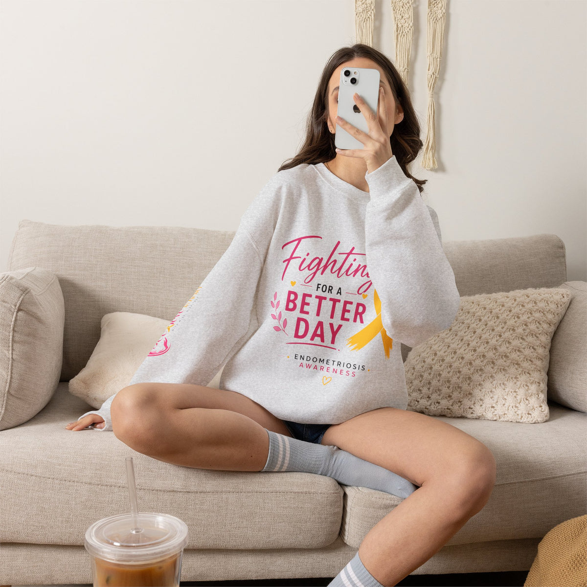 Fighting for a Better Day l Crewneck Sweatshirt