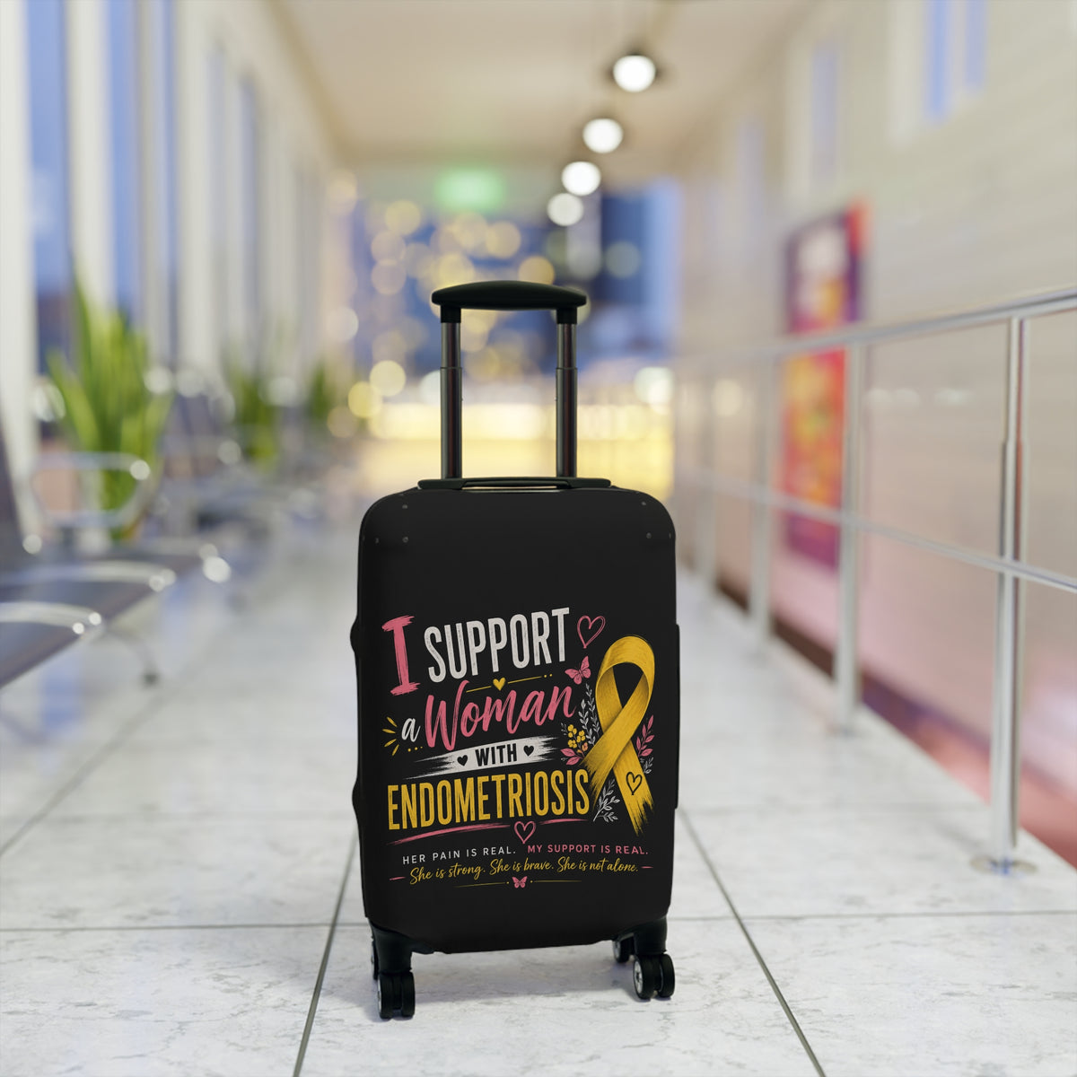 I Support An Endo Woman l Luggage Cover