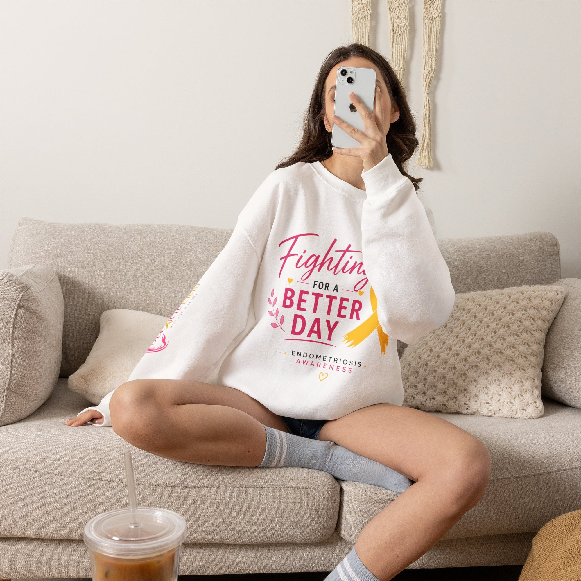 Fighting for a Better Day l Crewneck Sweatshirt