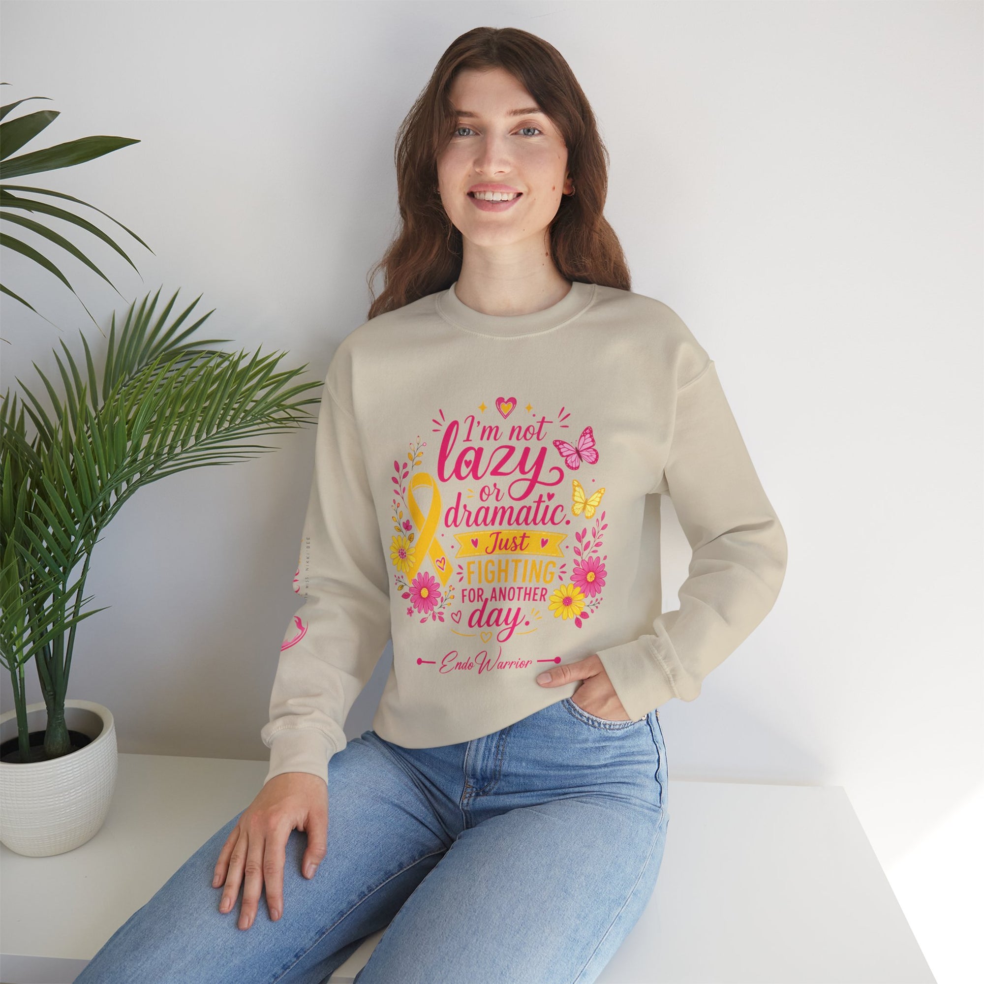 I'm Not Lazy l Crewneck Sweatshirt