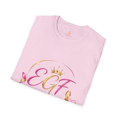 EGF Sisterhood Crown T-Shirt | Breast Cancer Awareness Ribbon Design