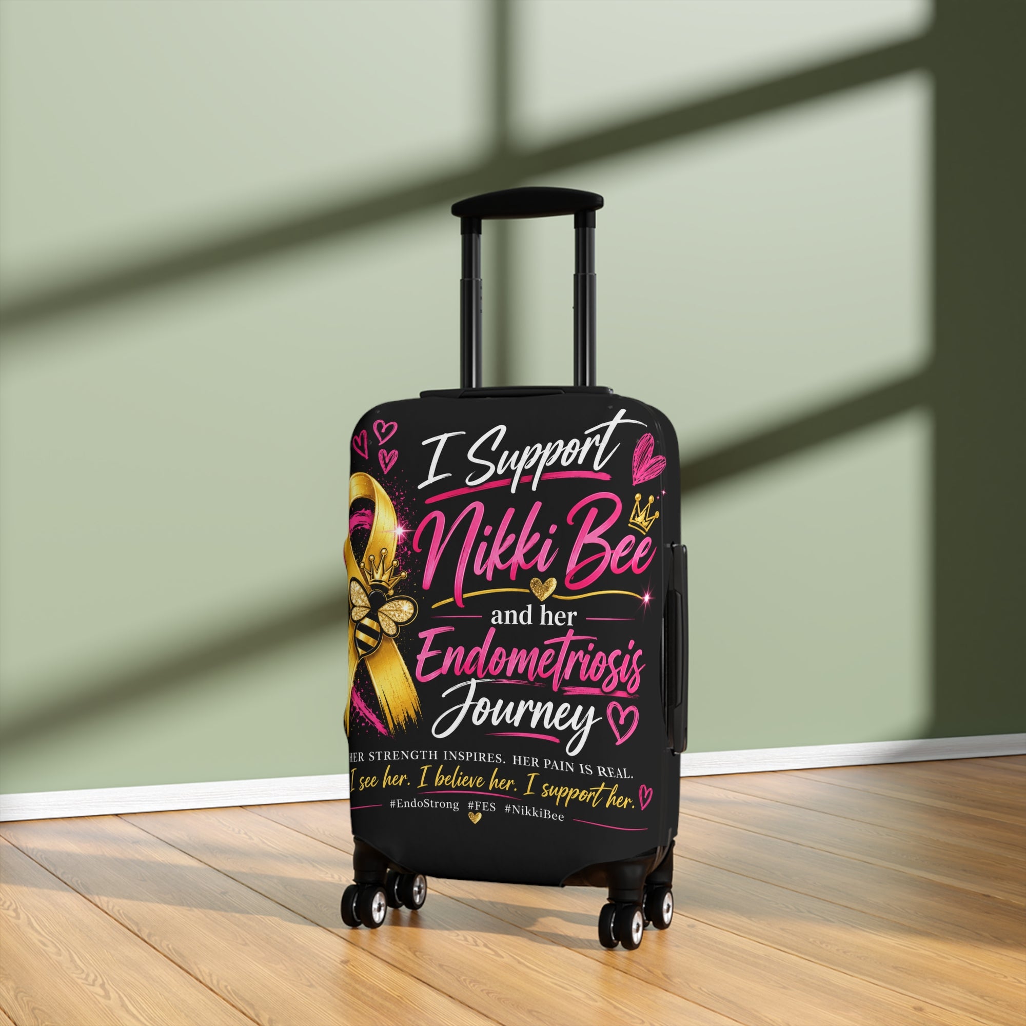 Endometriosis Support l Luggage Cover