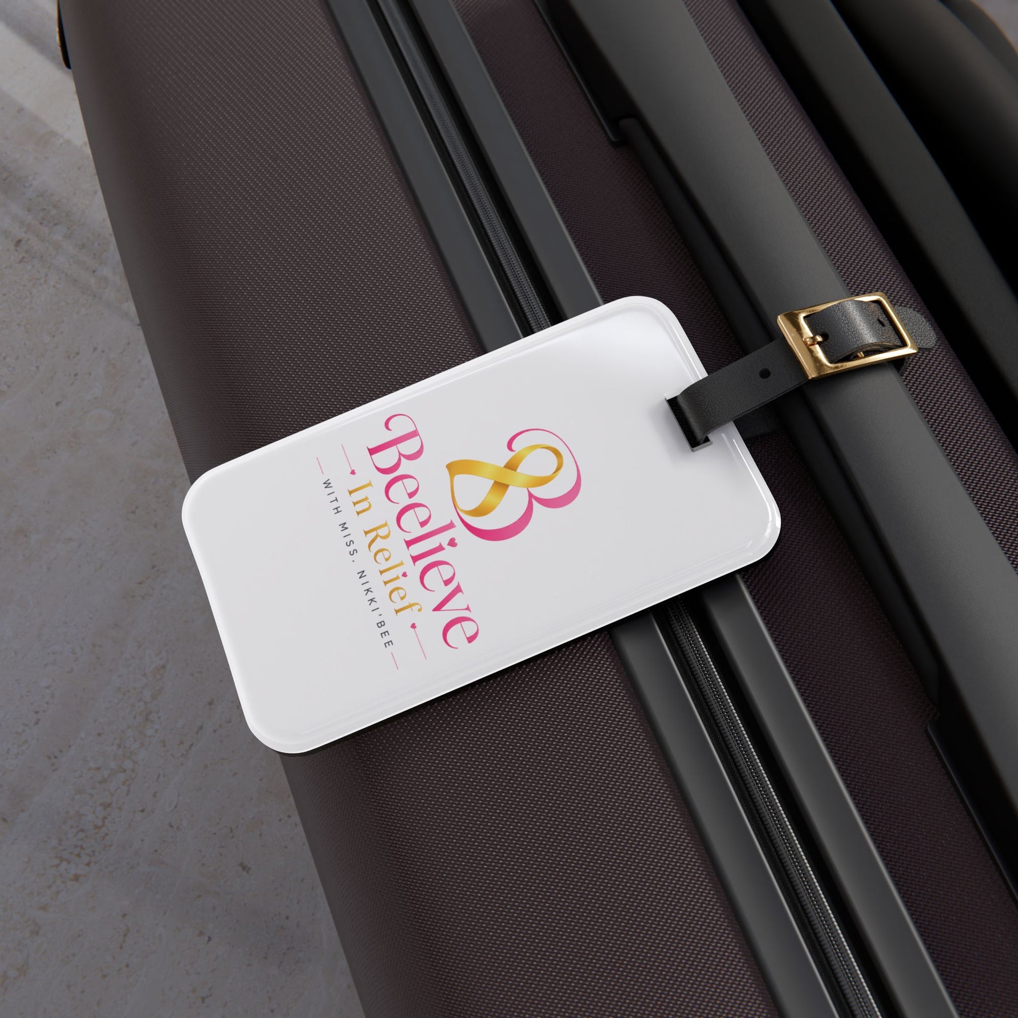 Beelieve In Relief | Travel tag
