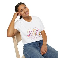 EGF Sisterhood Crown T-Shirt | Breast Cancer Awareness Ribbon Design