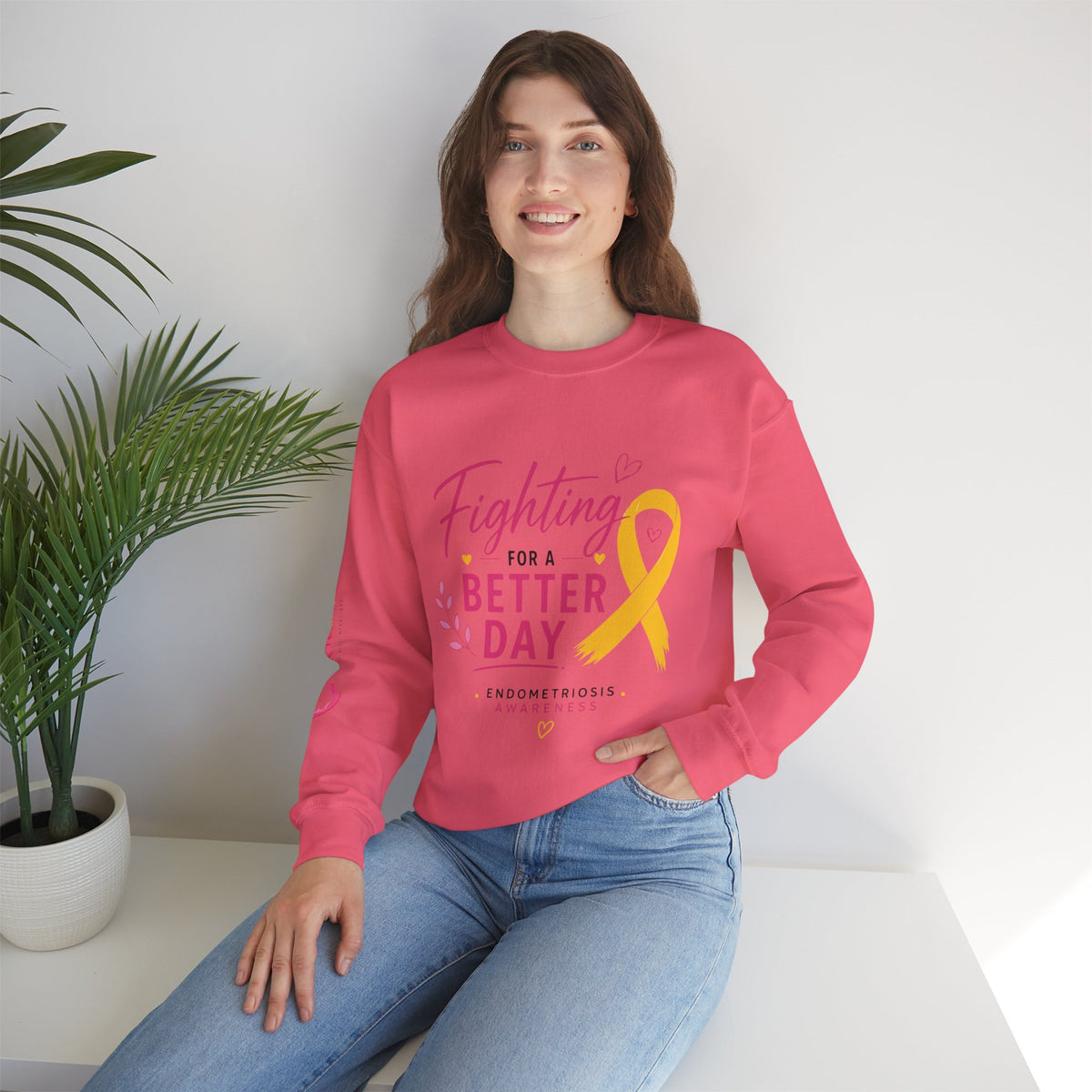Fighting for a Better Day l Crewneck Sweatshirt