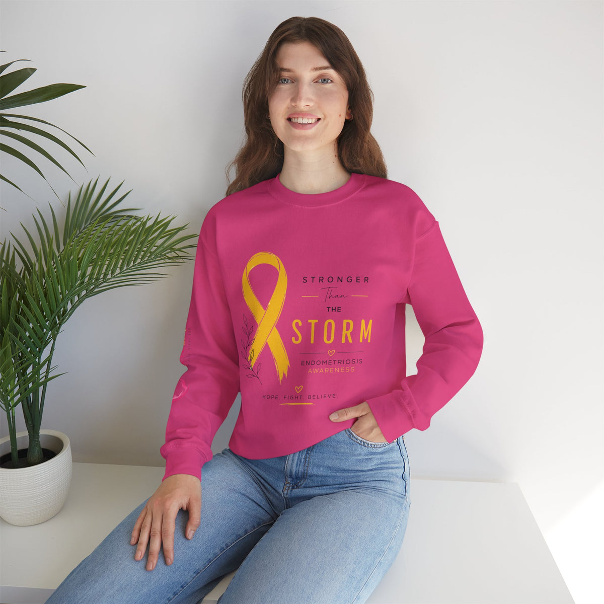 Stronger Than The Storm l Crewneck Sweatshirt