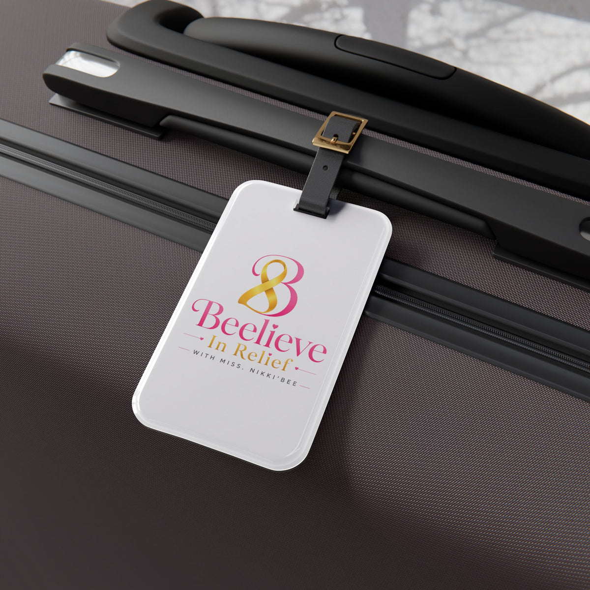 Beelieve In Relief | Travel tag