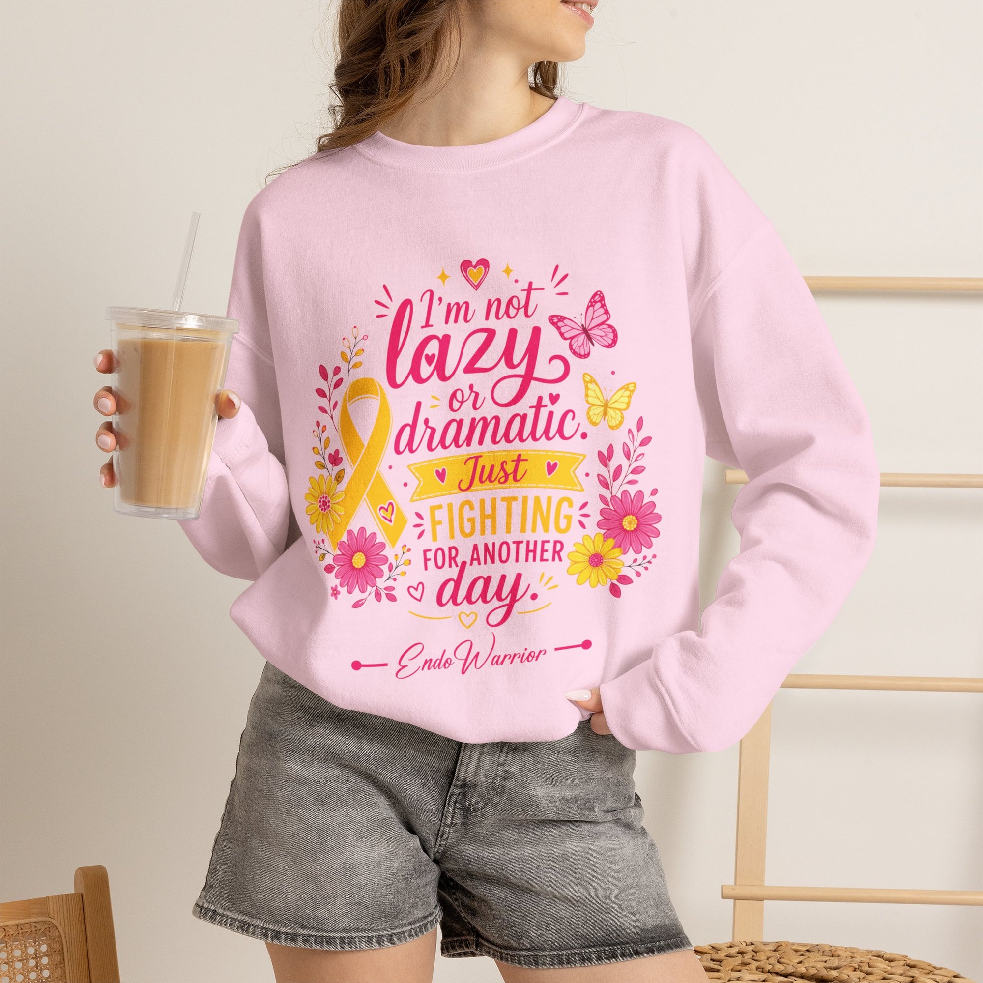 I'm Not Lazy l Crewneck Sweatshirt