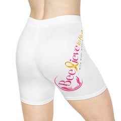 Bee in Relief Logo l Cycling Shorts