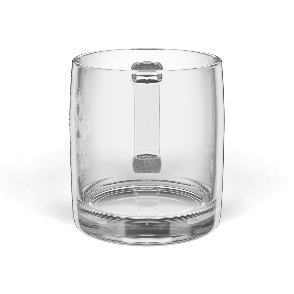 Glass Coffee Mug, 12.25oz (Engraving)