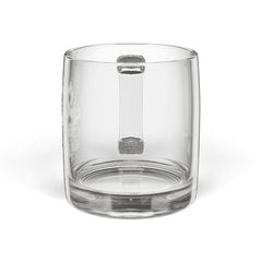 Glass Coffee Mug, 12.25oz (Engraving)