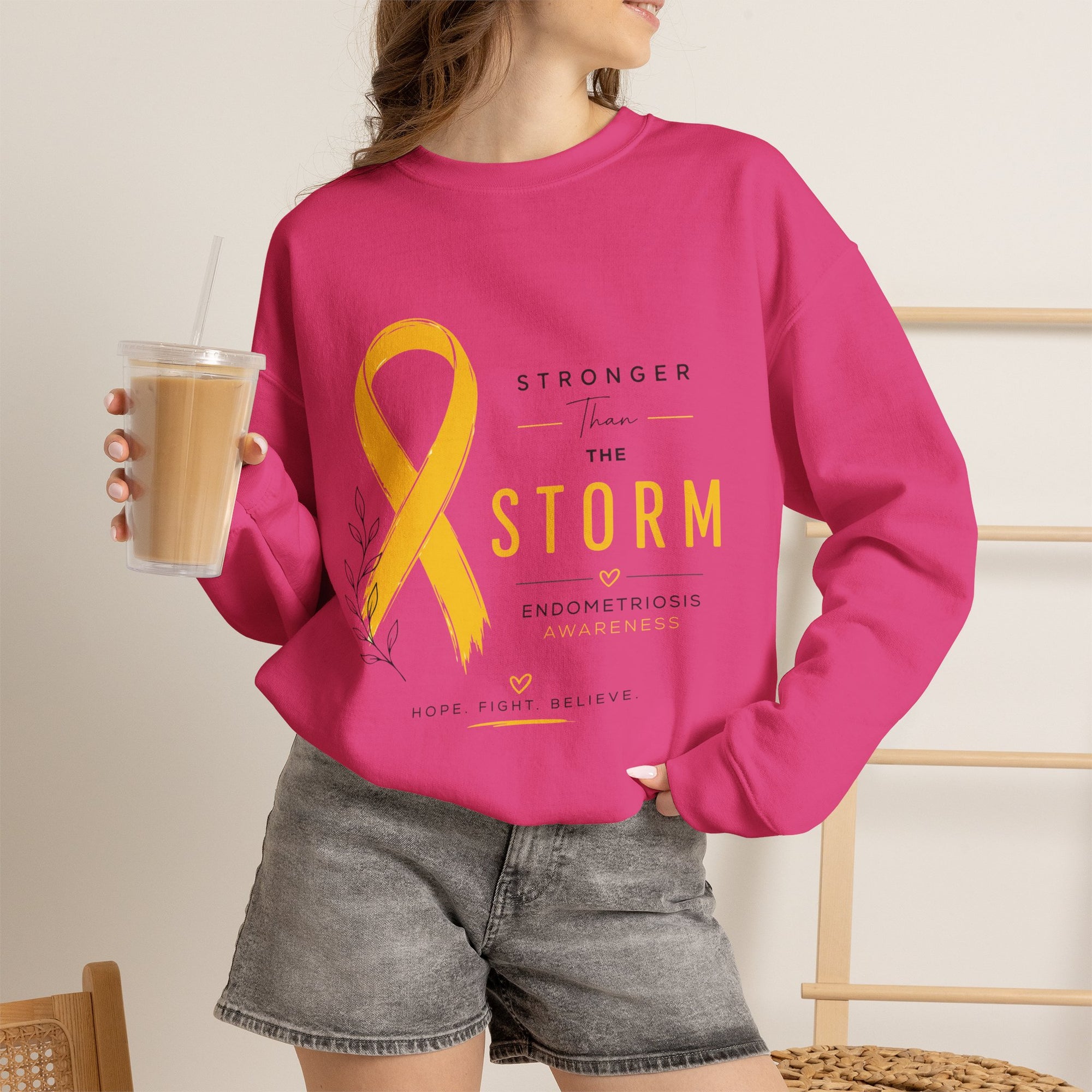 Stronger Than The Storm l Crewneck Sweatshirt