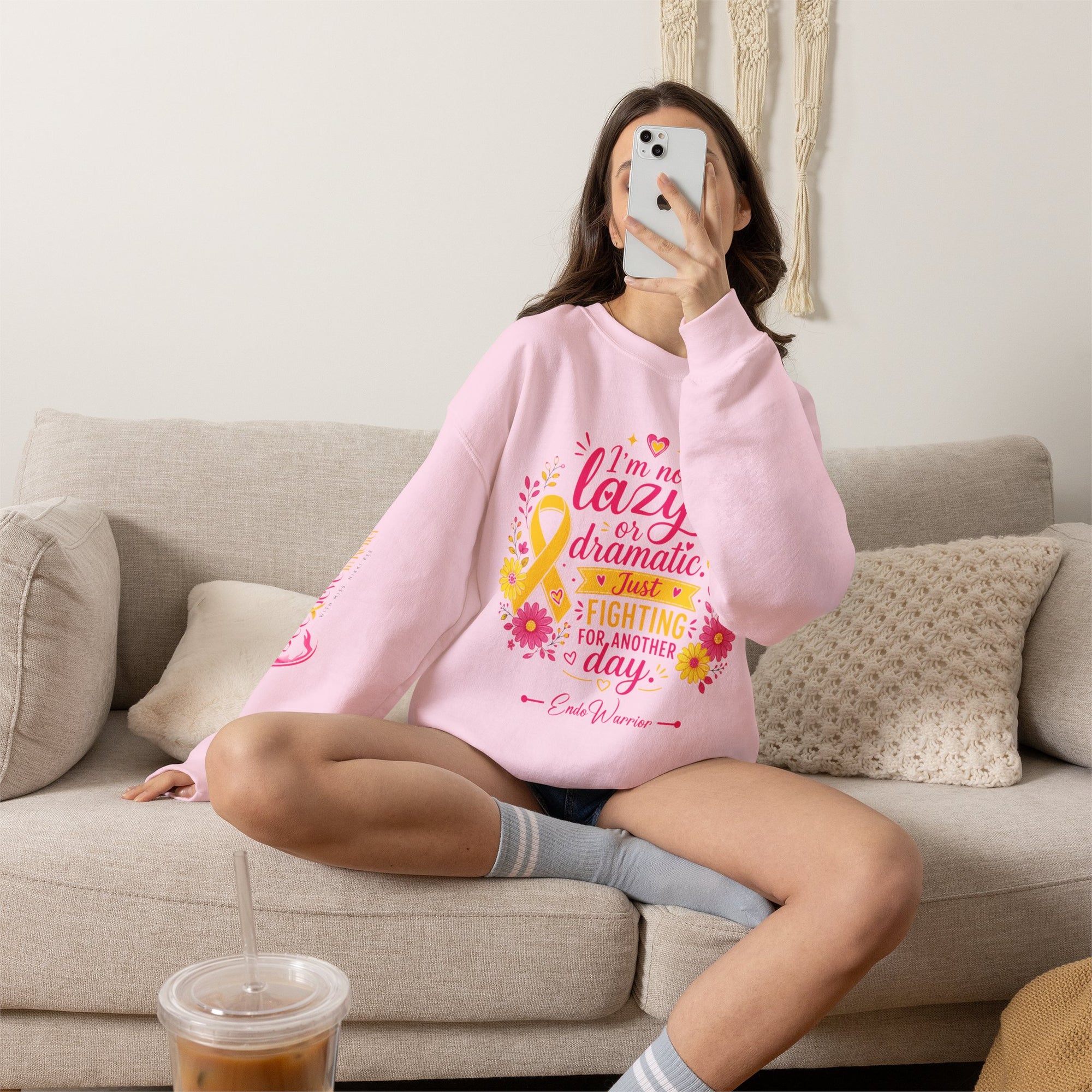 I'm Not Lazy l Crewneck Sweatshirt