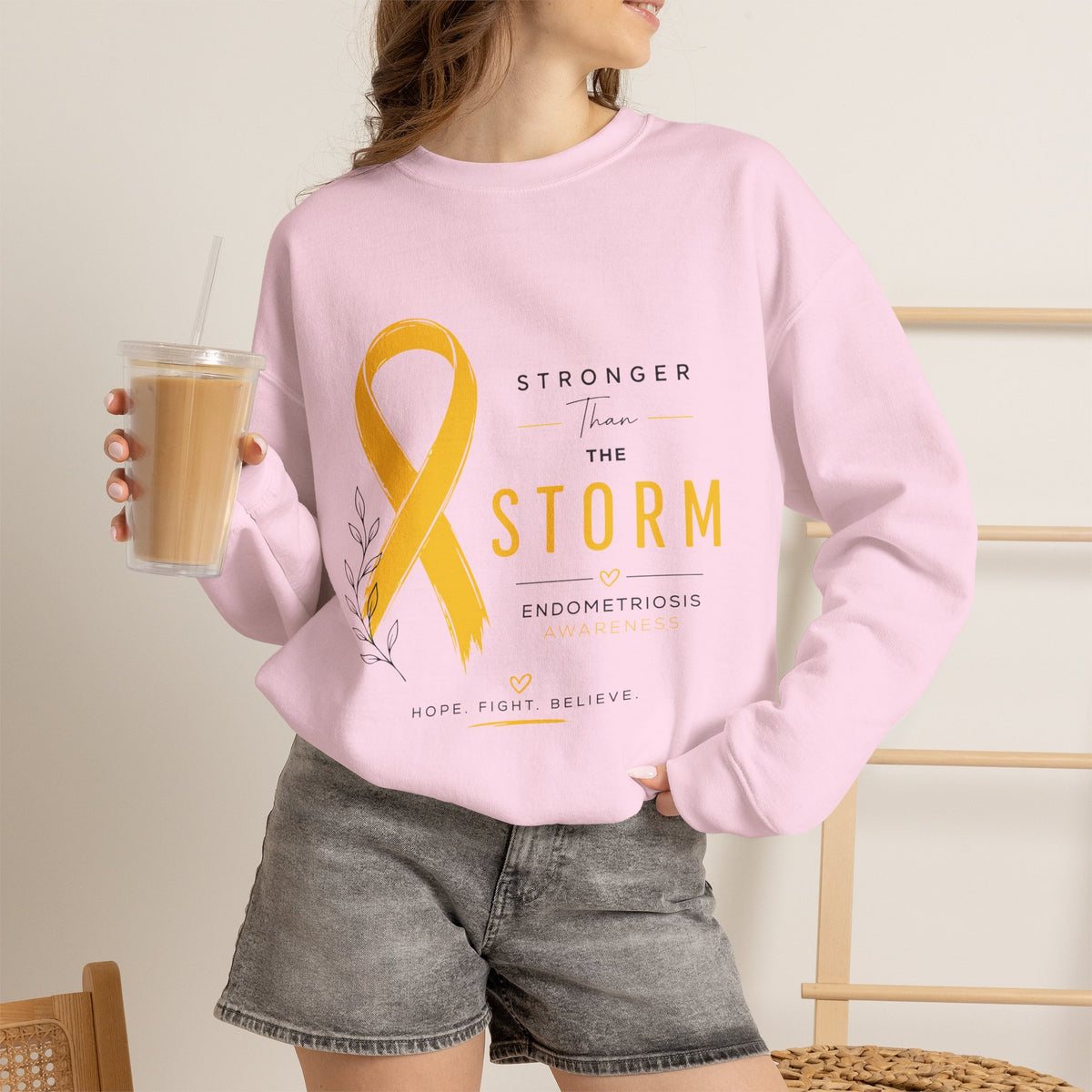 Stronger Than The Storm l Crewneck Sweatshirt