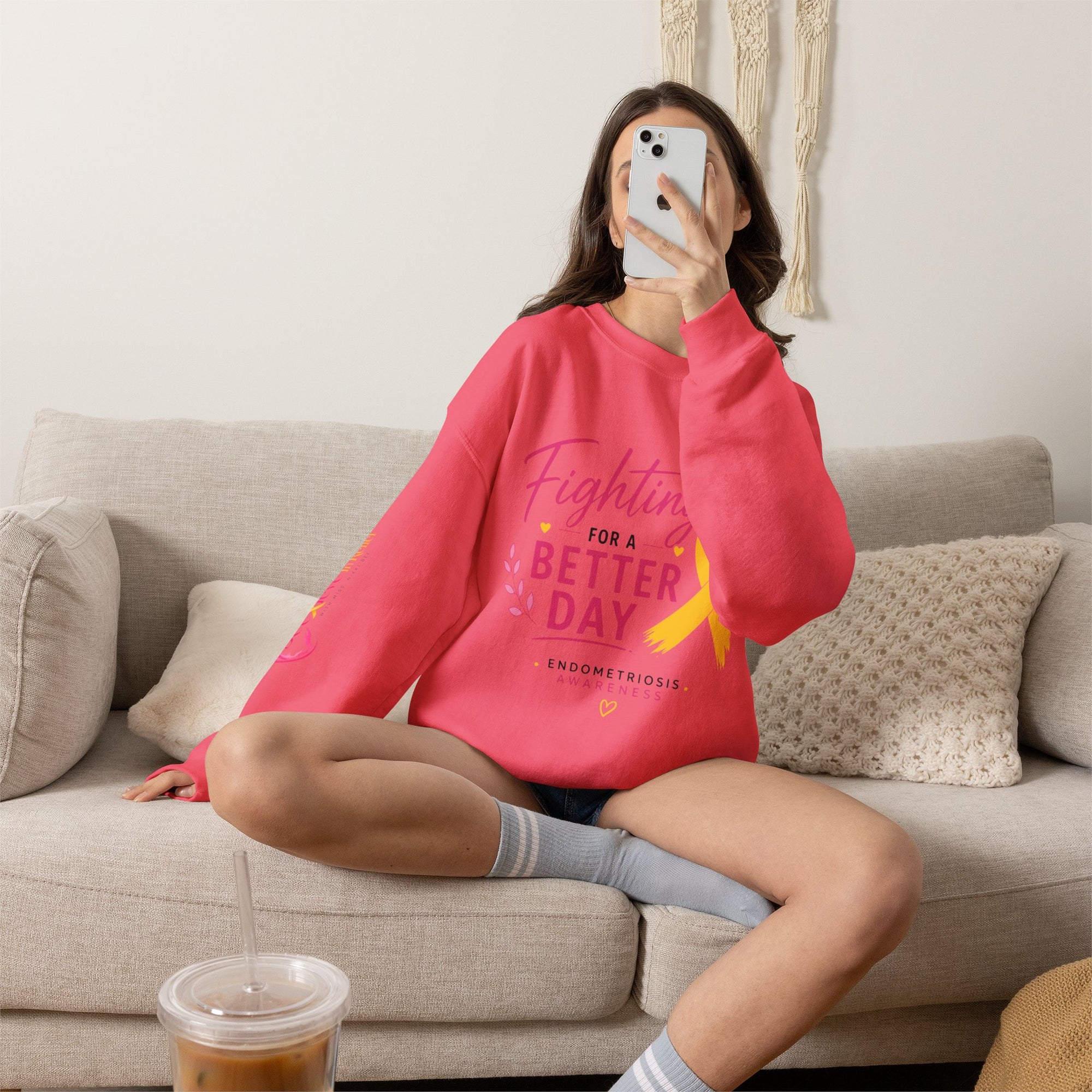 Fighting for a Better Day l Crewneck Sweatshirt