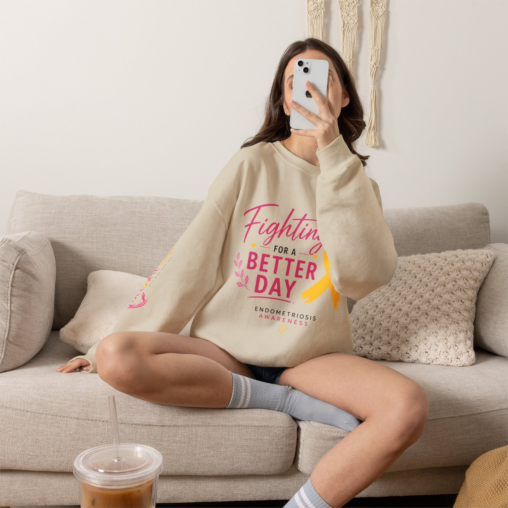 Fighting for a Better Day l Crewneck Sweatshirt