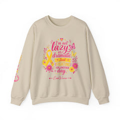 I'm Not Lazy l Crewneck Sweatshirt