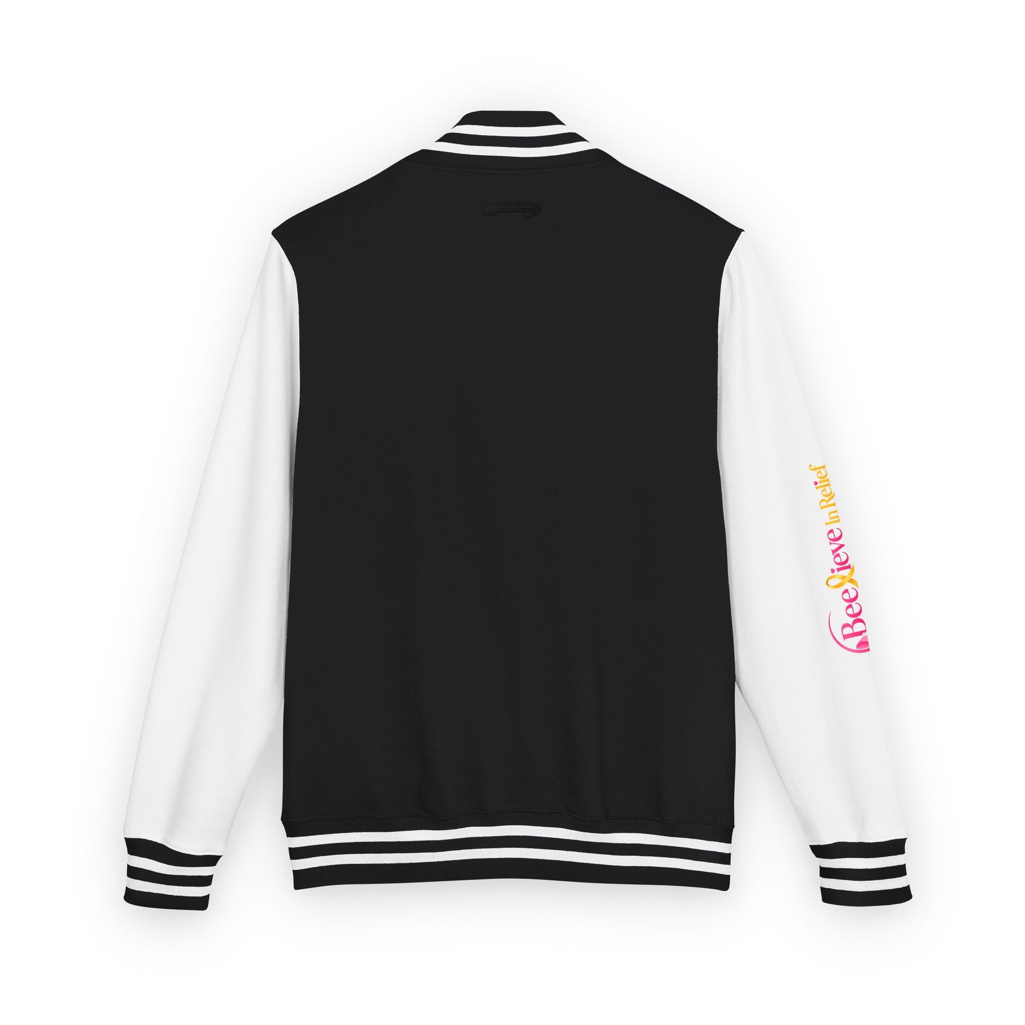 Beelieve In Relief l Logo Varsity Jacket