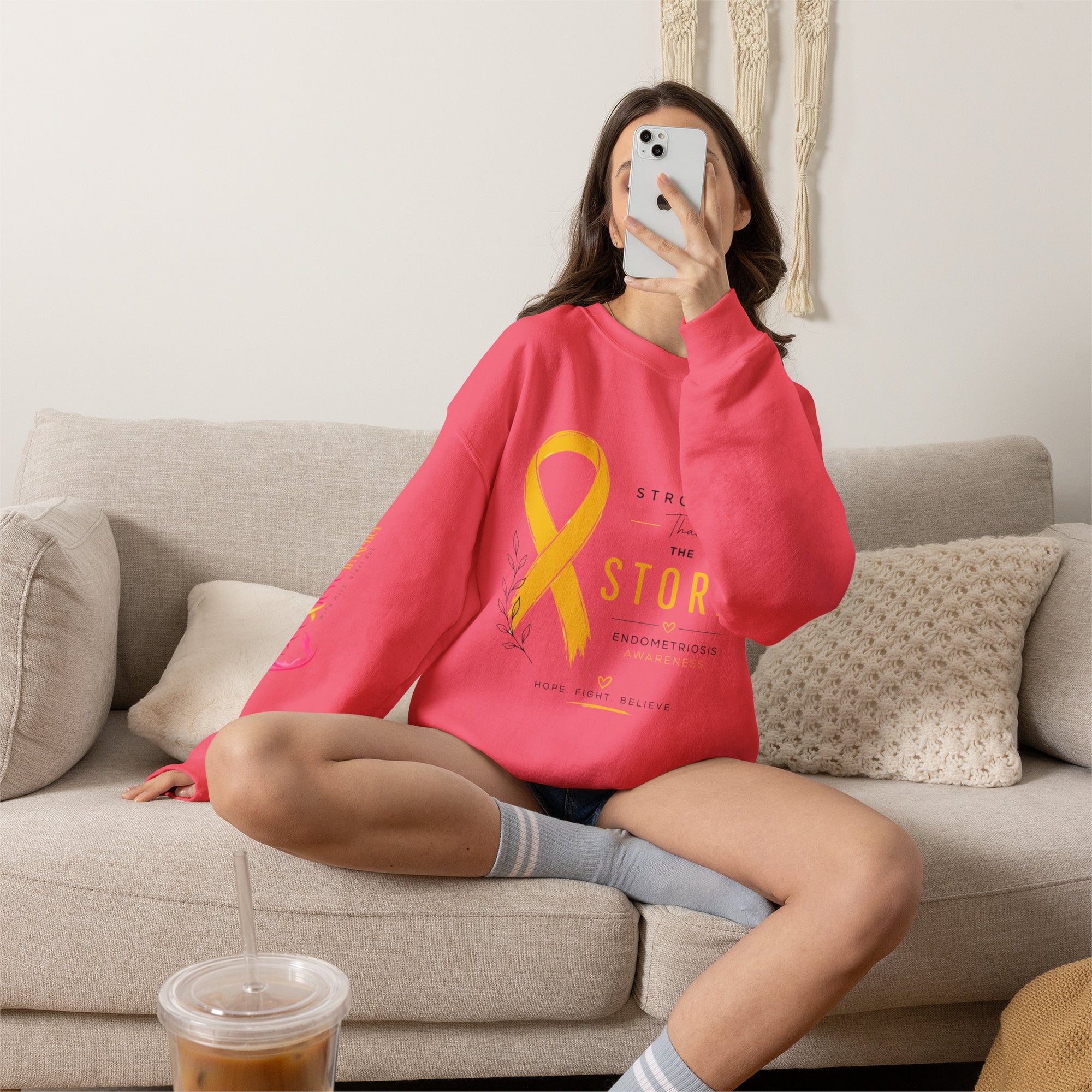Stronger Than The Storm l Crewneck Sweatshirt