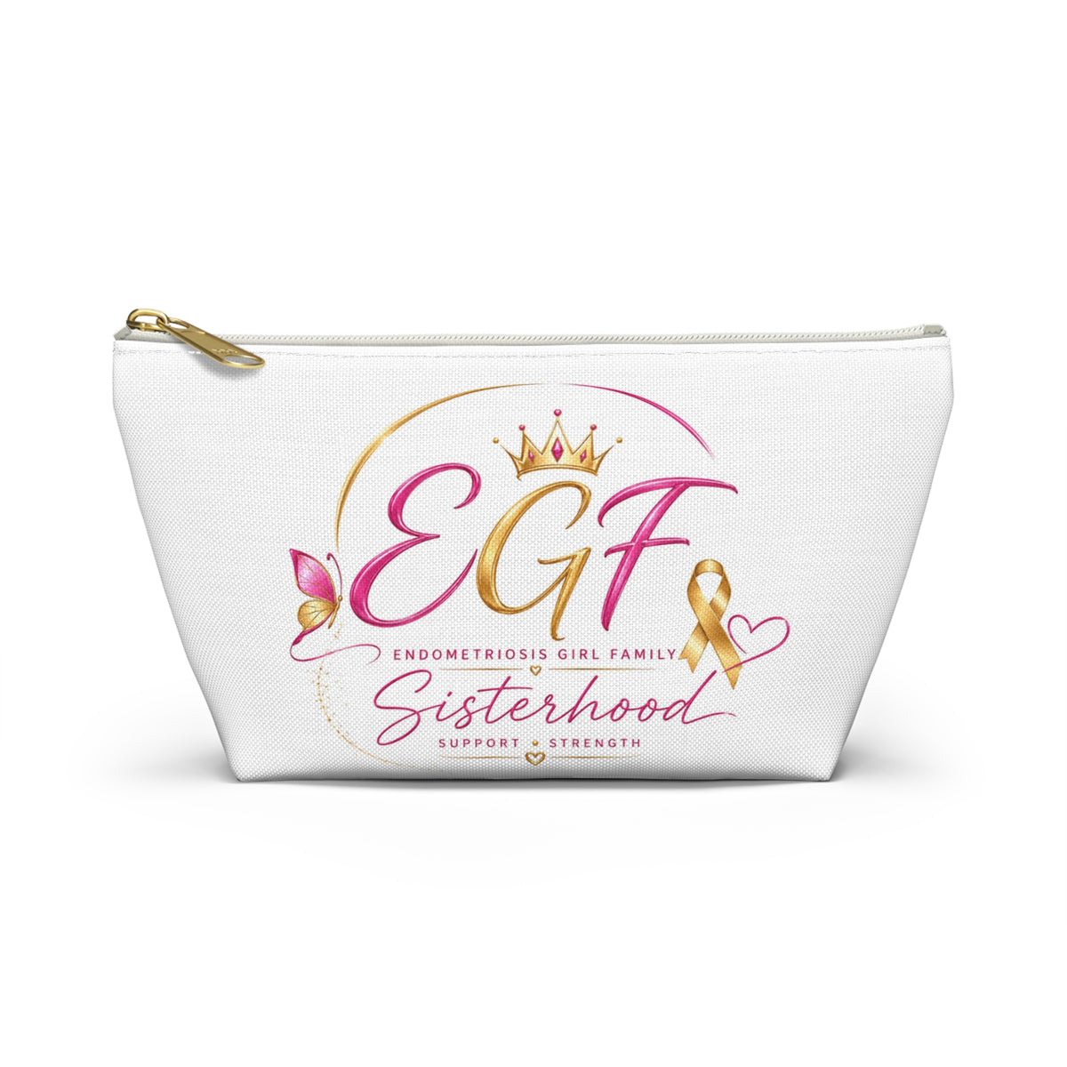 Bee & Sisterhood Logo Accessory Pouch
