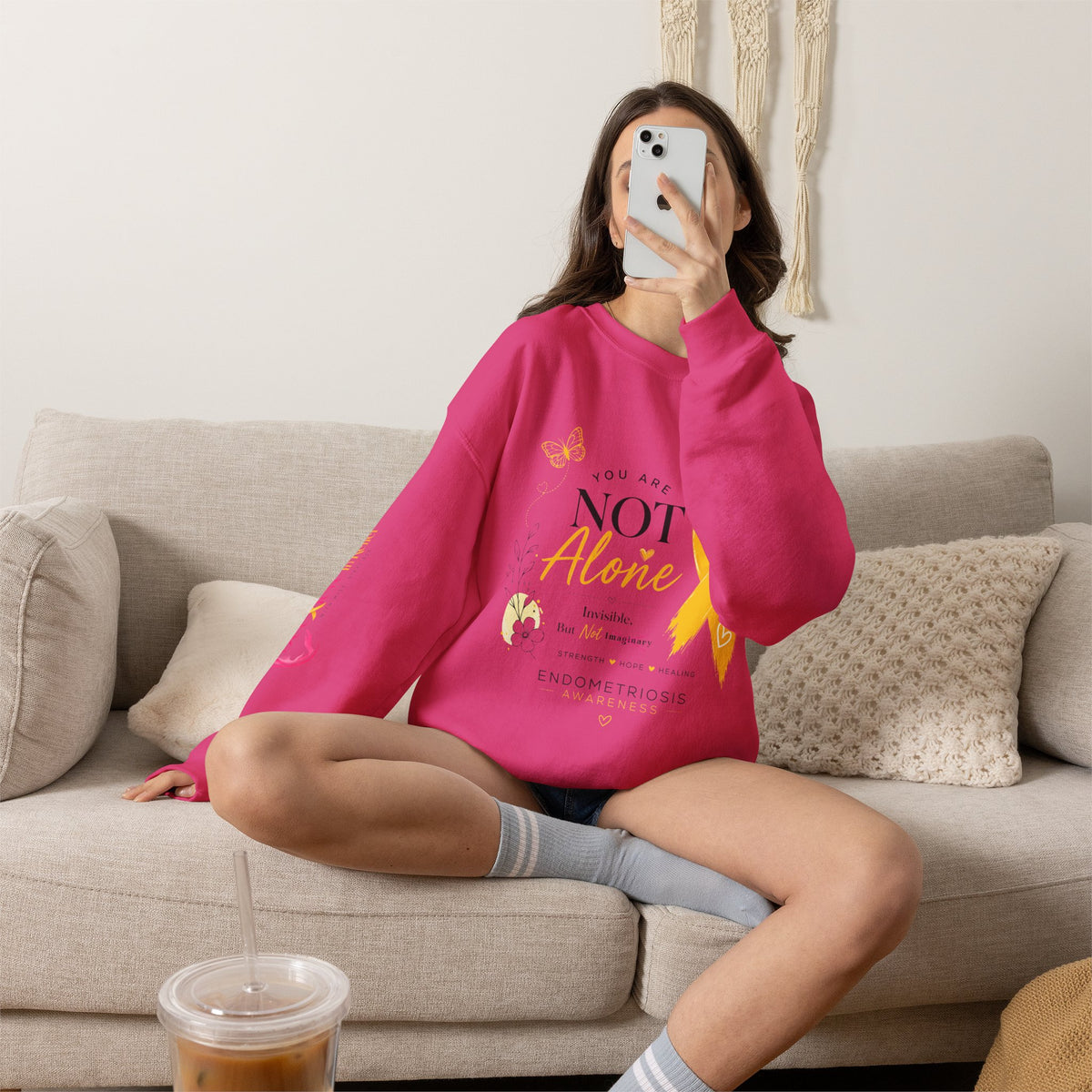 You Are Not Alone | Crewneck Sweatshirt