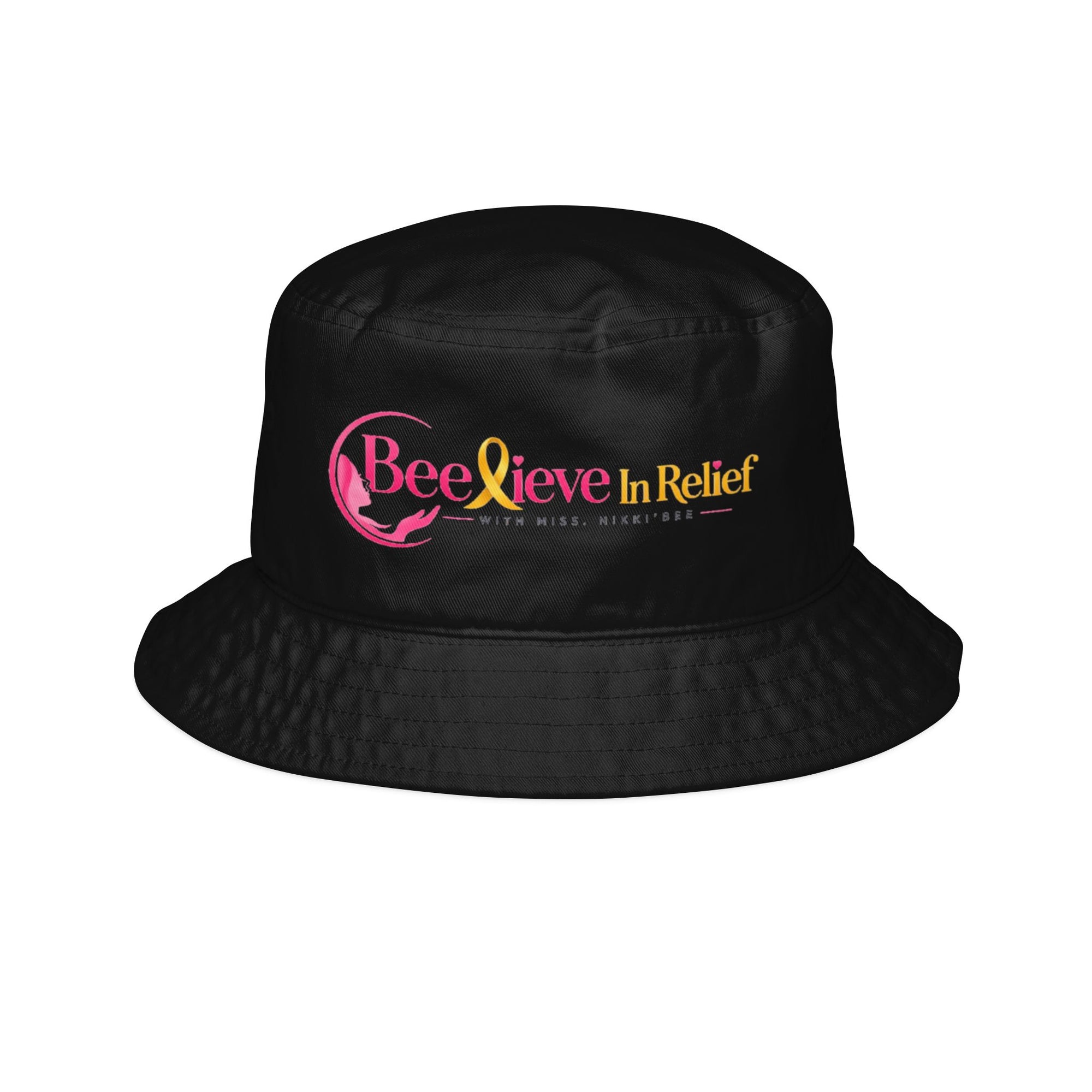 BeeLieve in Relief logo l Bucket Hat