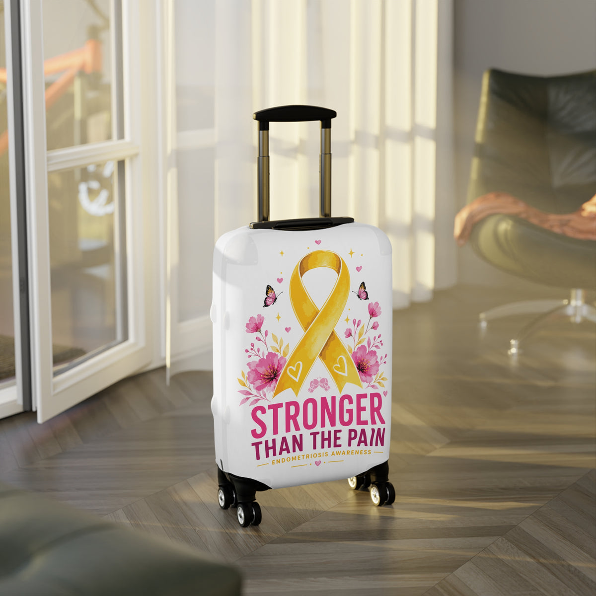 Stronger Than The Pain l Luggage Cover